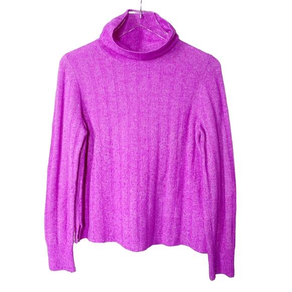 🧶 Banana Republic Wool Mock Turtleneck Sweater – Size XS (Fits S/M) - Picture 1 of 8